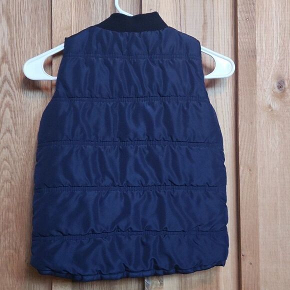 Calvin Klein Designer Puffer Insulated Vest Jacket, Size 5, Navy Blue Unisex - Picture 2 of 8
